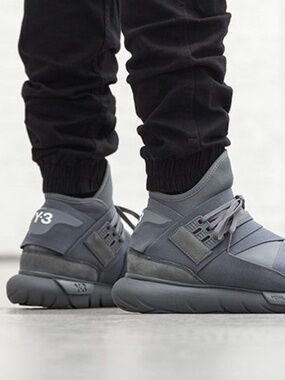 Y-3 Qasa High (Vista Grey, 11.5)